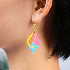 Epoxy Resin Mold Triangle Earrings Silicone Mold