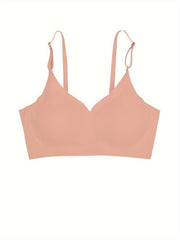 3pcs Seamless Wireless Bras Comfy Push Up Bra Women's Lingerie