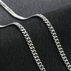 Hip Hop Street Style Chain Stainless Steel Necklace Boys Gift