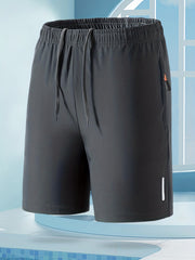 Men's Quick Dry Shorts With Side Pockets Elastic Waist