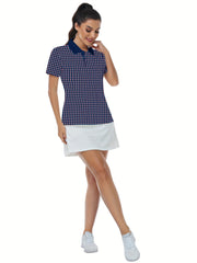 Women's Collared Golf Shirt Short Sleeve Polo