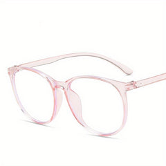Retro Round Frame Anti Light Eyeglasses