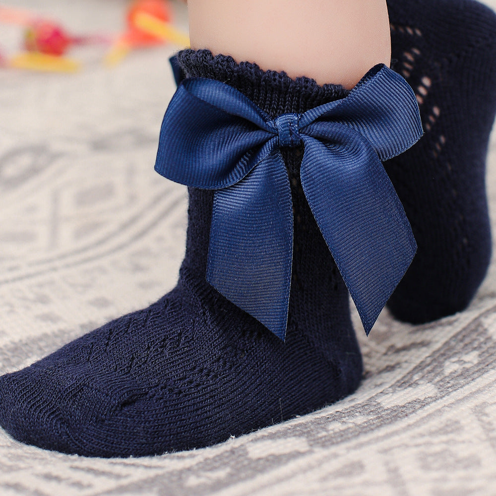 Toddler Girls Socks Bow Princess Socks
