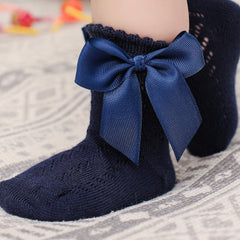 Toddler Girls Socks Bow Princess Socks