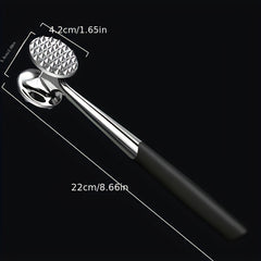Stainless Steel Meat Tenderizer Hammer Double-sided Mallet