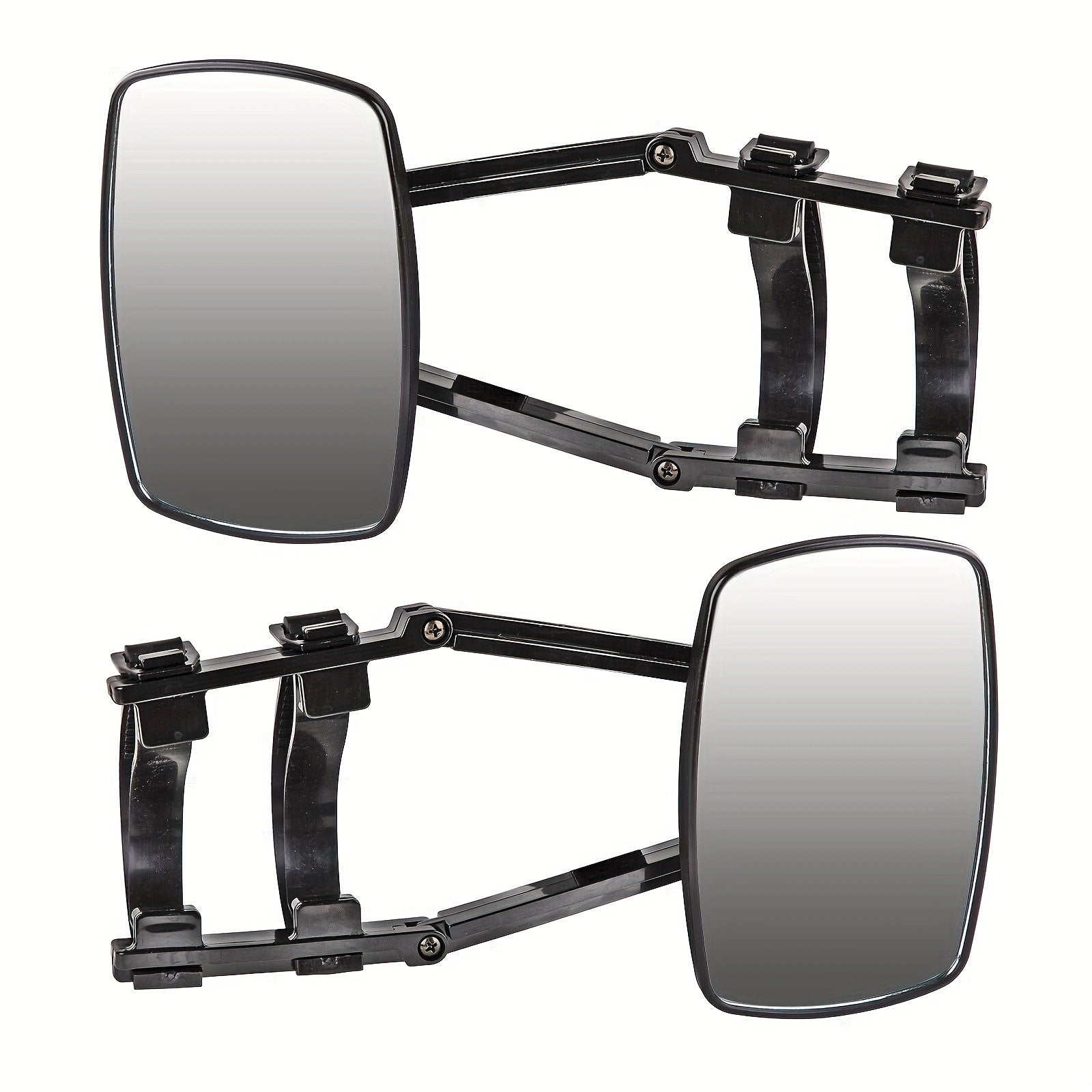 RV Truck Car Trailer Extension Rearview Mirror Extended Strap Flat Mirror