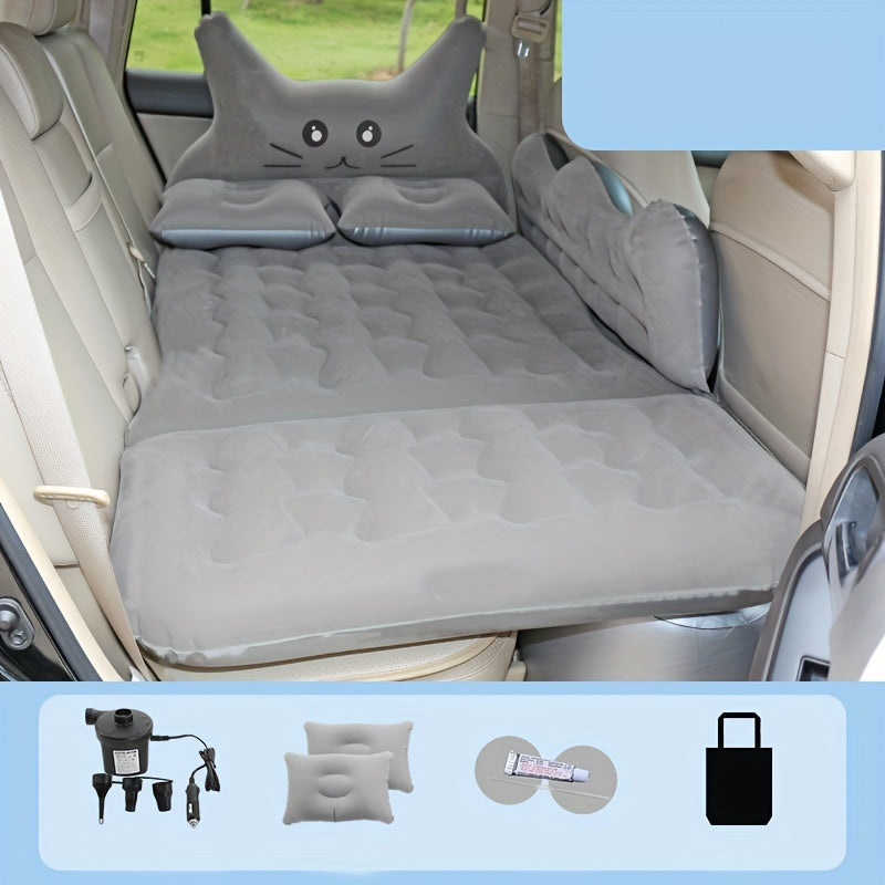 Car Inflatable Bed Portable Folding Air Mattress for Outdoor Travel
