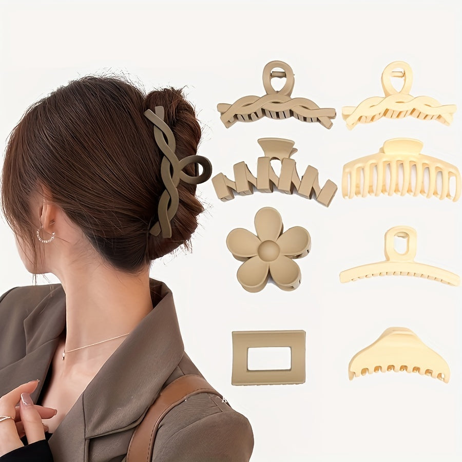 8pcs Girls Hair Clips Daily Decorative Hair Accessories