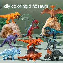 8pcs Dinosaur Painting DIY Toy Set for Kids