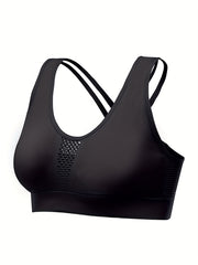 Criss Cross Sports Bra Breathable Workout Tank Bra