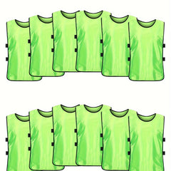 12pcs Athletic Scrimmage Training Vest Soccer Basketball Practice