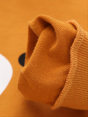 Boys Bear Print Sweatshirt Autumn Winter
