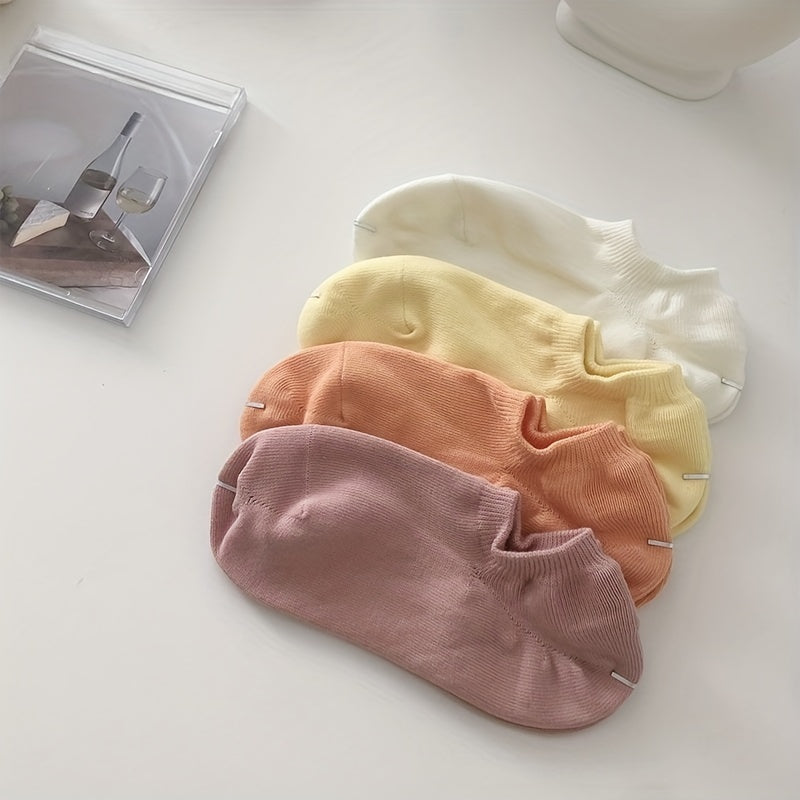 6 Pairs Kids Candy Cotton Blend Summer Socks