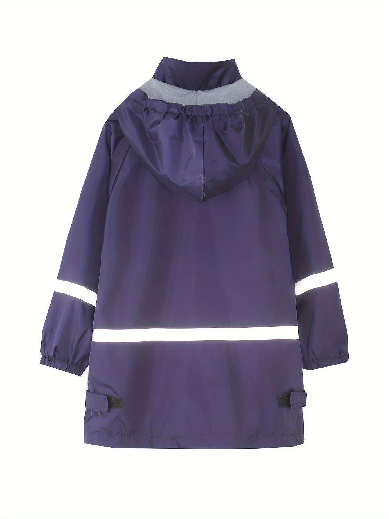 Boys Cartoon Print Rain Jacket Hooded Lightweight Waterproof Windbreaker