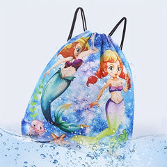 Cartoon Drawstring Bundle Backpack Waterproof Storage Bag