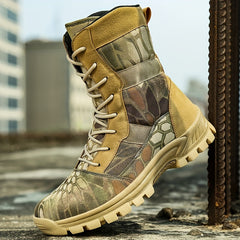 Boys Military Tactical Work Boots Waterproof Non Slip Durable Boots