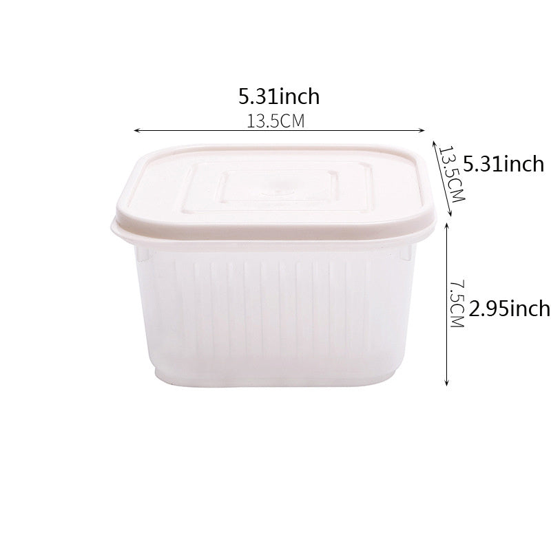 Fruit Container Camping Picnic Storage Box Drainer