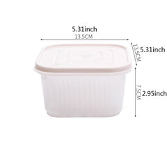 Fruit Container Camping Picnic Storage Box Drainer