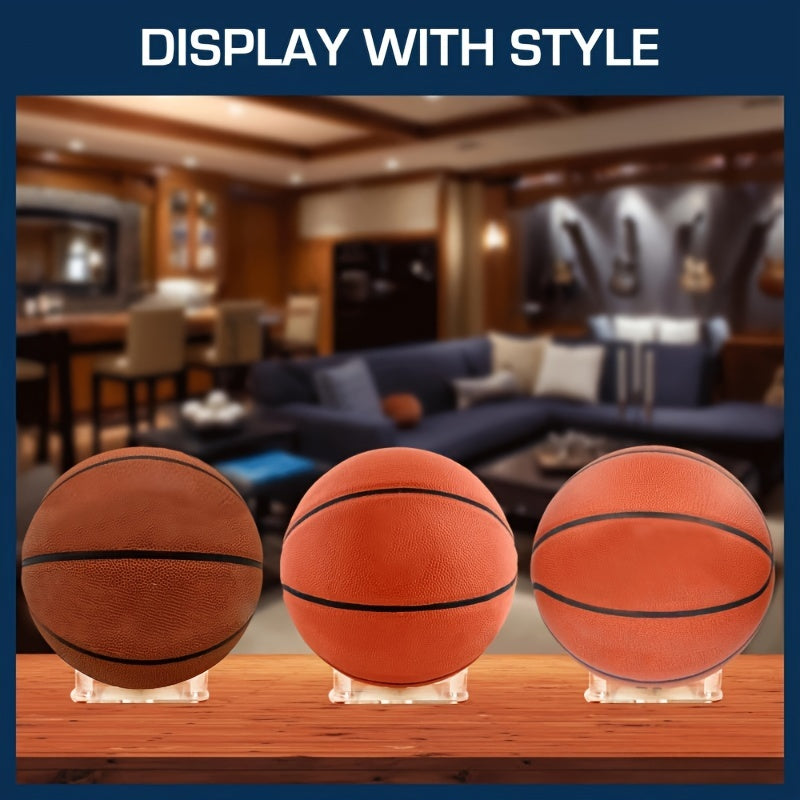 Acrylic Basketball Stand Football Stand Ball Display Stand