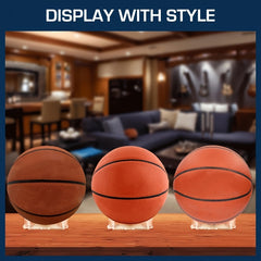 Acrylic Basketball Stand Football Stand Ball Display Stand