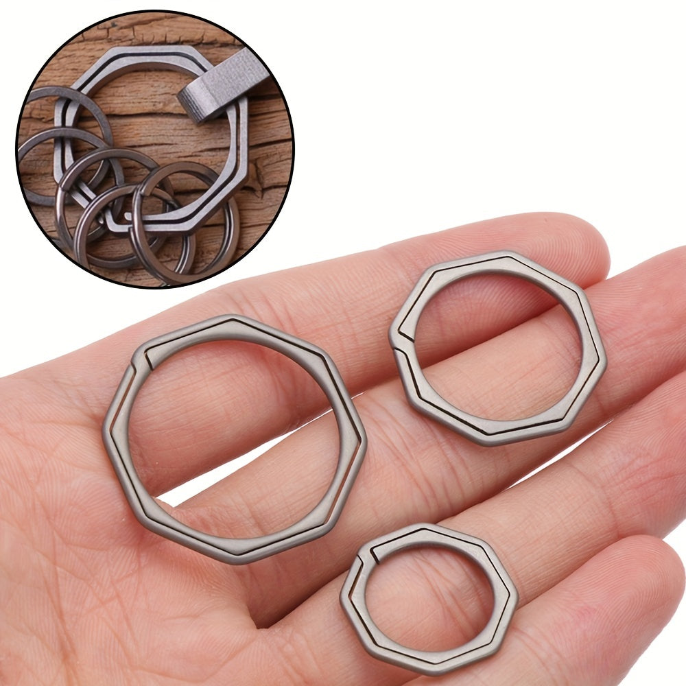 Titanium Key Ring Lightweight Keychain for Keys