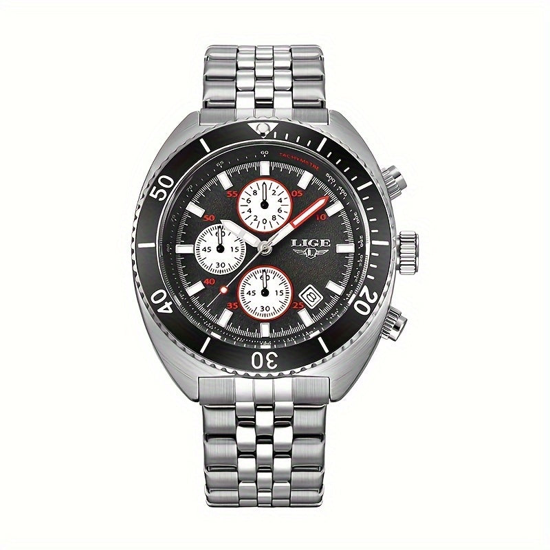Women's Stainless Steel Sport Chronograph Quartz Watch