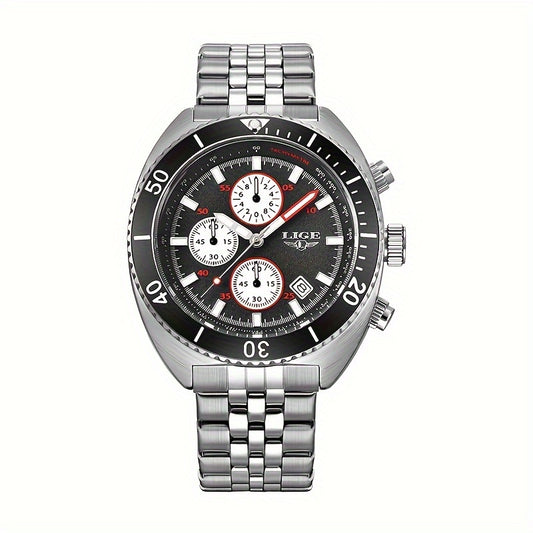 Women's Stainless Steel Sport Chronograph Quartz Watch