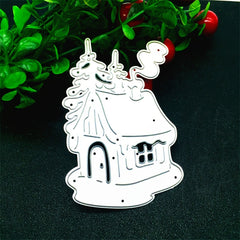 Metal Cutting Dies Stencils for DIY Scrapbooking Christmas House Cards Making