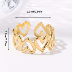 Stylish Stainless Steel Ring W034