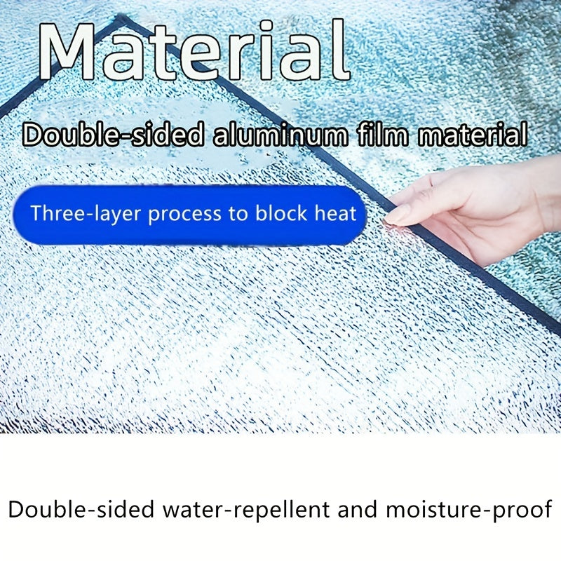 Waterproof Ground Mat Double Sided Aluminium Foil Blanket for Outdoor Camping