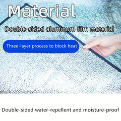 Waterproof Ground Mat Double Sided Aluminium Foil Blanket for Outdoor Camping
