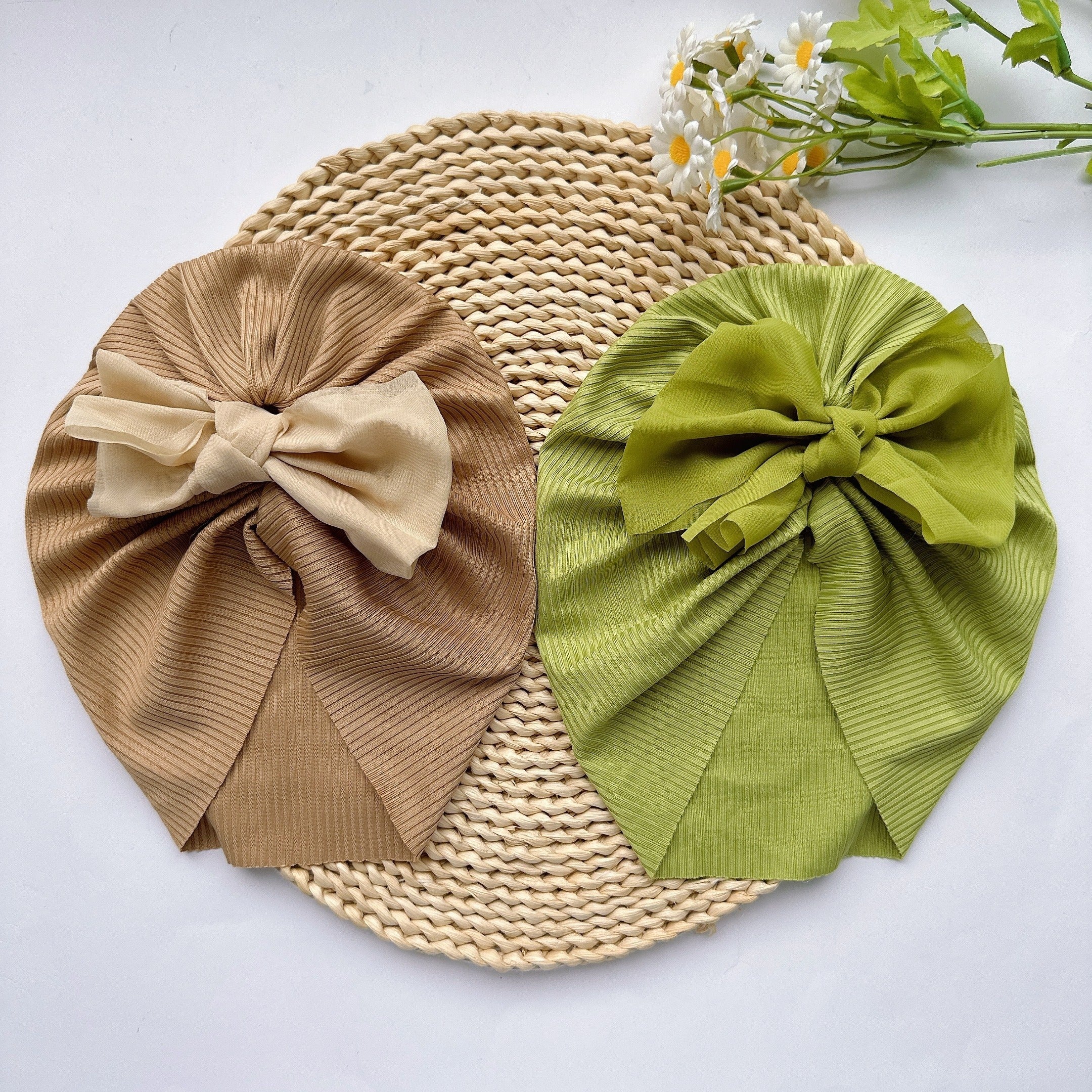 Soft Elastic Strip Baby Girl Hat