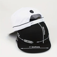 Unisex Embroidery Flat Brim Baseball Cap