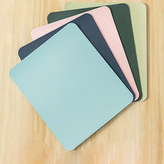 Faux Leather Mouse Pad Double sided Desk Pad