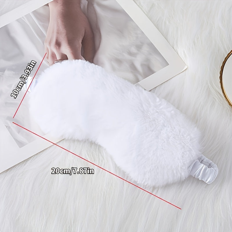 Soft Plush Eye Mask for Comfortable Sleep