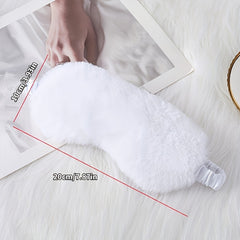 Soft Plush Eye Mask for Comfortable Sleep