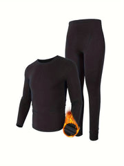 Men's Slim Fit Crew Neck T shirt & Pants Set