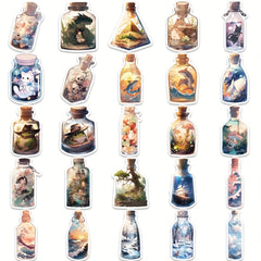 50pcs Waterproof Skateboard Decoration Stickers