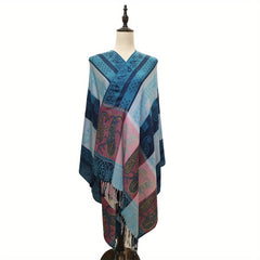 Vintage Cashew Print Scarf Polyester Scarves