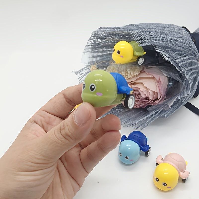 10pcs Mini Turtle Pull Back Car Thanksgiving Halloween Party Supplies