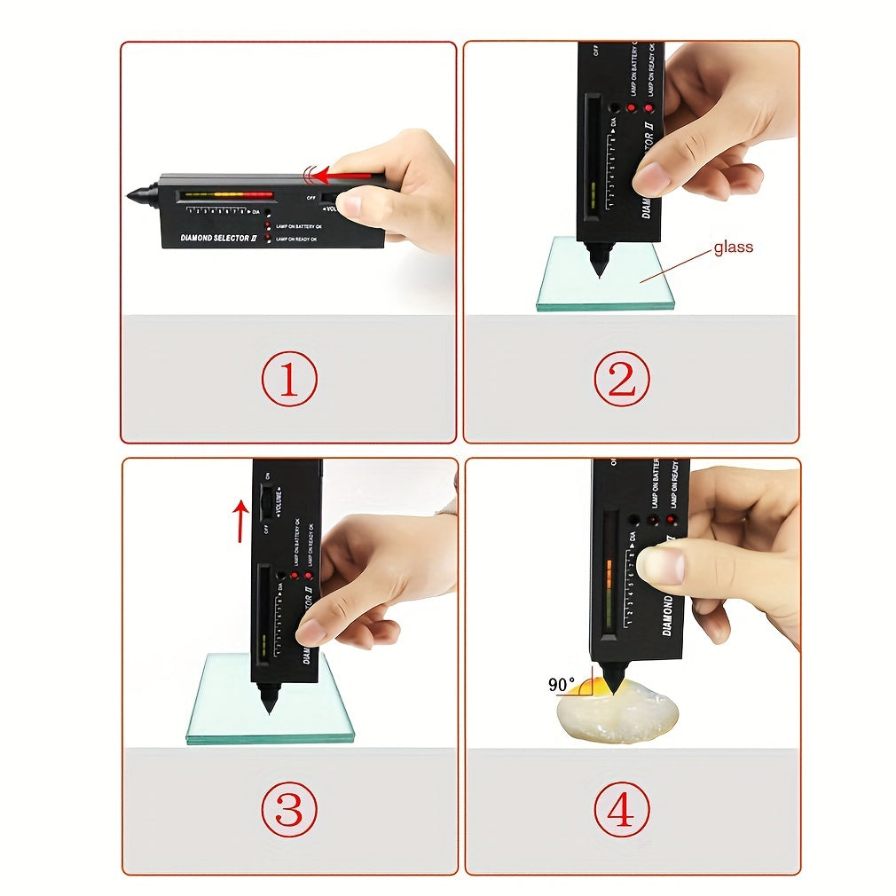 High Accuracy Crystal Tester Tool For Jewelry Making