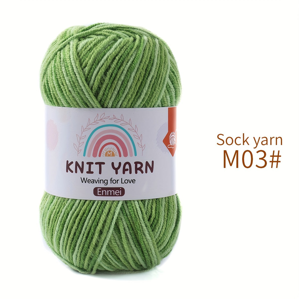 80 Acrylic 20 Rayon Polyester Cotton Yarn Gradient Thread for DIY Knitting
