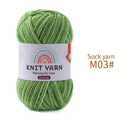 80 Acrylic 20 Rayon Polyester Cotton Yarn Gradient Thread for DIY Knitting
