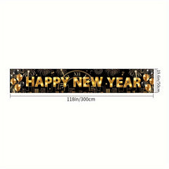Year Backdrop Banner Cloth Background for Party Decorations