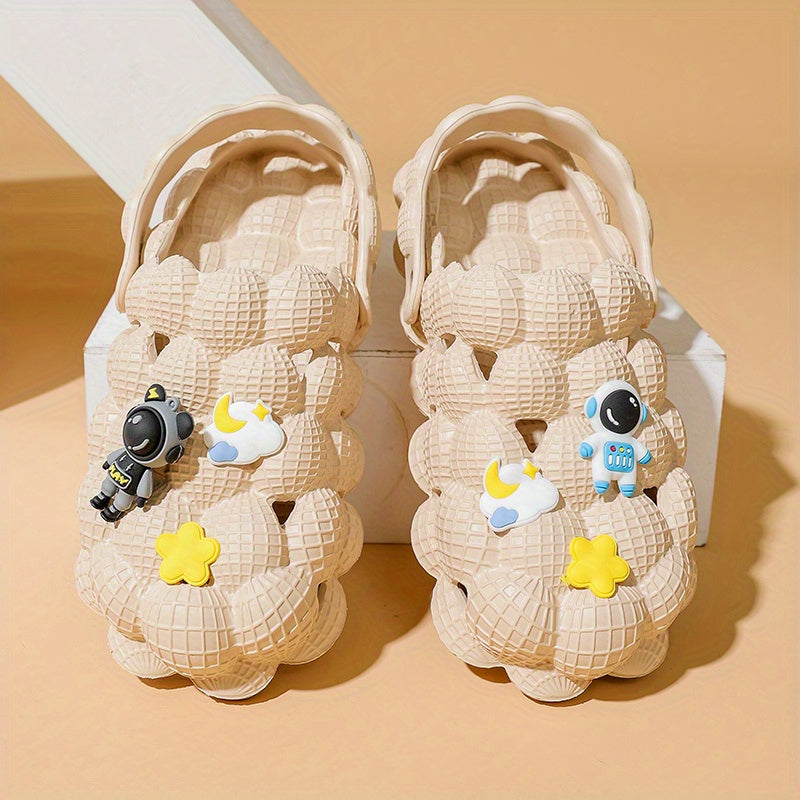 Unisex Astronaut Bubble Slides Quick Dry Sandals