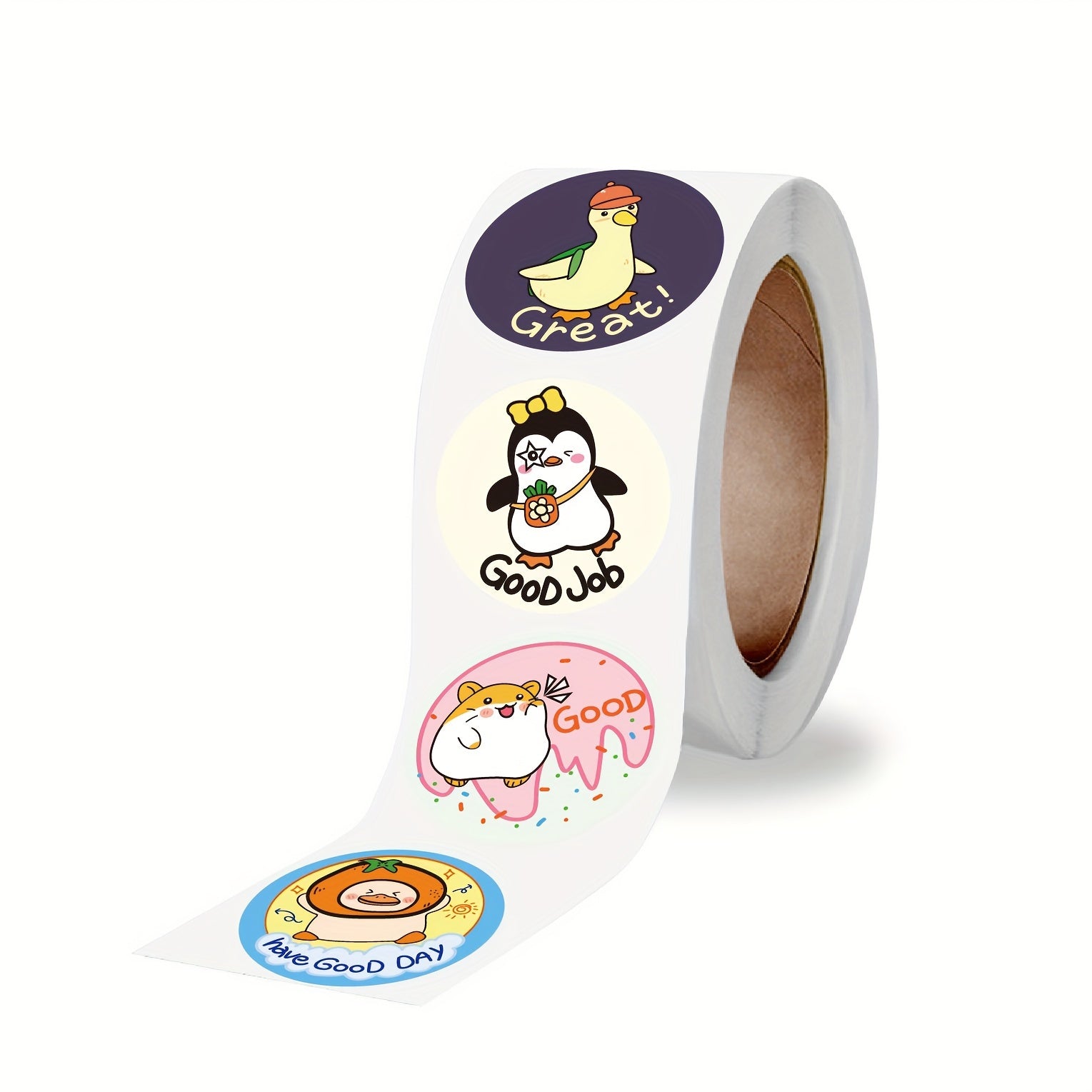 200pcs 3.81cm Animal Reward Stickers for Teachers Adults Parents Schools Work