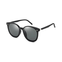 LJGOOD Round Frame Sunglasses Sun Protection Leisure Glasses