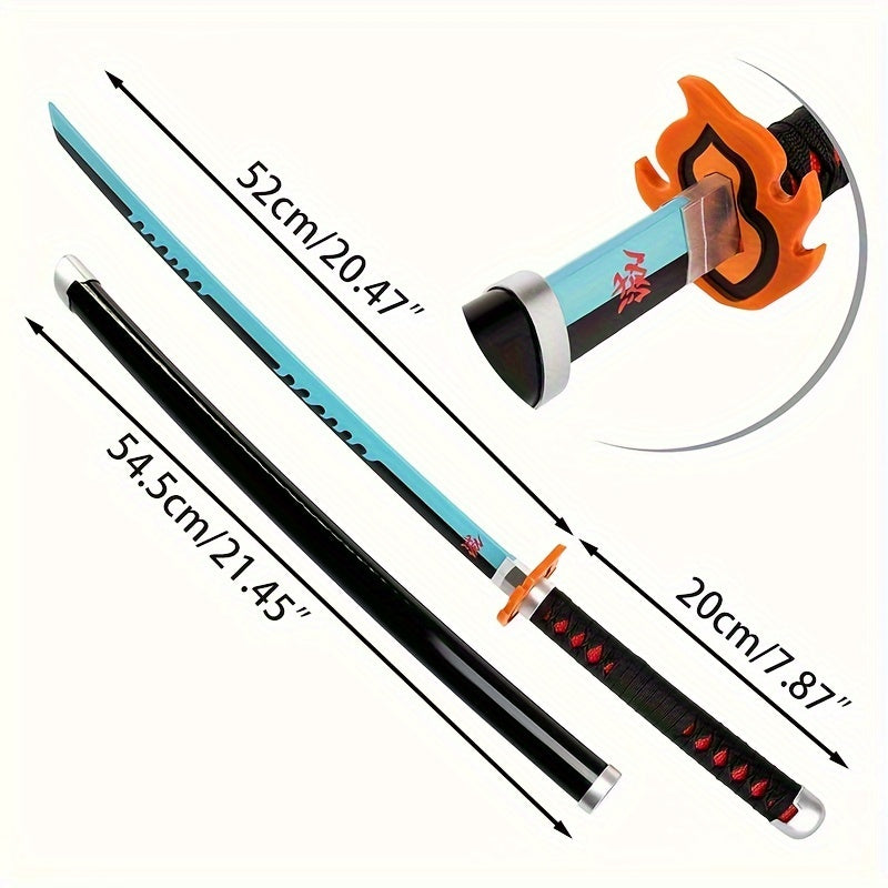 Anime Sword With Stand Samurai Katana Sword Replica Halloween Cosplay Props