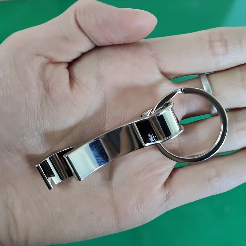 Metal Bottle Opener Keychain - Outdoor Camping Hiking
