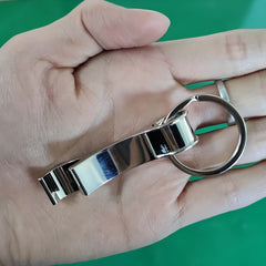 Metal Bottle Opener Keychain - Outdoor Camping Hiking